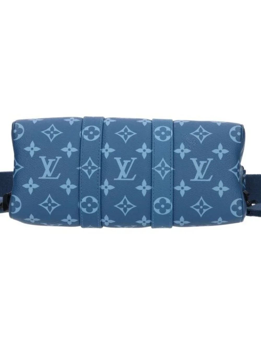 Louis Vuitton Keepall Bandouliere 25 Monogram Atlantic Blue 2-Way Handbag 25